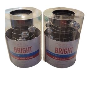 Holiday Globe Wire Lights-20 Lights